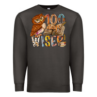 Smoke 100 days wiser Premium Sweatshirt - RacoonDesign