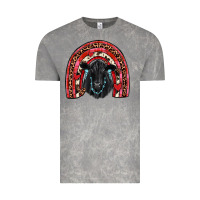 Cloud Rock valentines black angus  rainbow Vintage Tee - JahusDesignShop