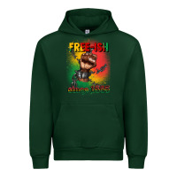 Forest Green free ish since 1865 juneteenth Urban Hoodie - CowGirlArtShop