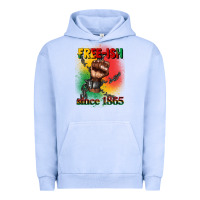 Pigment Grape Ice free ish since 1865 juneteenth Urban Hoodie - CowGirlArtShop