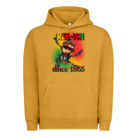 Pigment Peanut Butter free ish since 1865 juneteenth Urban Hoodie - CowGirlArtShop