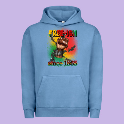 Free Ish Since 1865 Juneteenth Urban Hoodie Designed By Cowgirlartshop