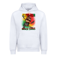 White free ish since 1865 juneteenth Urban Hoodie - CowGirlArtShop