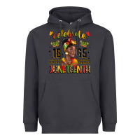 Smoke celebrate 1865 juneteenth with black woman Heavyweight Hoodie - LillyAllenDesigns