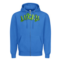 True Royal lucky st patricks day Zipper Hoodie - MaliasSmallBusiness