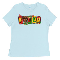Baby Blue power juneteenth Ladies Tee - MaliasSmallBusiness
