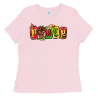 Bubblegum Pink power juneteenth Ladies Tee - MaliasSmallBusiness