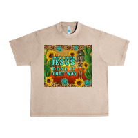 French Oak don't think jesus done it that way western skeleton cactus Urban Heavy Tee - Artiststas