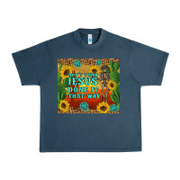 Midnight Navy don't think jesus done it that way western skeleton cactus Urban Heavy Tee - Artiststas
