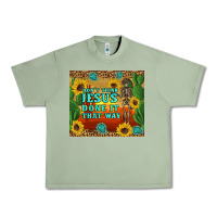 Oil Green don't think jesus done it that way western skeleton cactus Urban Heavy Tee - Artiststas
