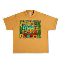 Peanut Butter don't think jesus done it that way western skeleton cactus Urban Heavy Tee - Artiststas