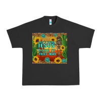Pigment Black don't think jesus done it that way western skeleton cactus Urban Heavy Tee - Artiststas