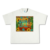 Pistachio don't think jesus done it that way western skeleton cactus Urban Heavy Tee - Artiststas