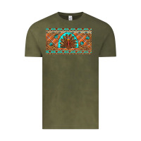 Vintage Olive Thanksgiving Turkey Vintage Tee - Artiststas