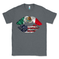 Charcoal Heather mexico usa lips Classic Tee - AdoDesignShop