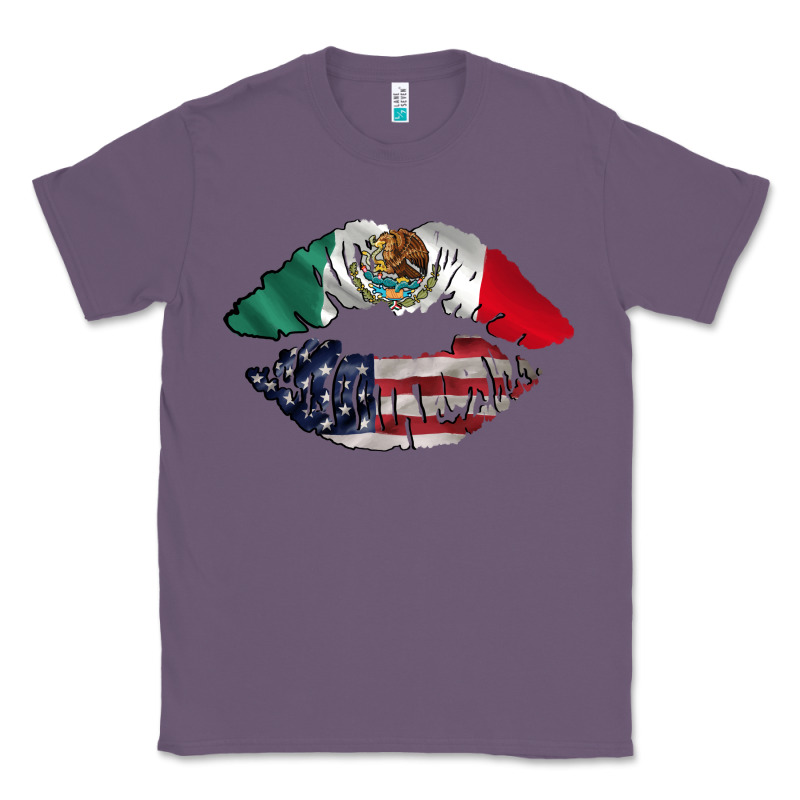 Mexico Usa Lips Classic Tee by AdoDesignShop | Teevron