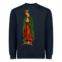 Navy our lady of guadalupe Heavyweight Sweatshirt - JahusDesignShop