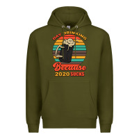 Army Green Day drinking because 2020 sucks Premium Hoodie - Bettercallsaul