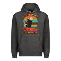 Charcoal Heather Day drinking because 2020 sucks Premium Hoodie - Bettercallsaul