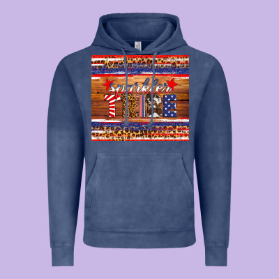 4th Of July Sparkler Tribe Vintage Hoodie Designed By Hra Design Shop