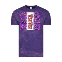 Cloud Purple purple leopard pink mama hearts Vintage Tee - AdoDesignShop