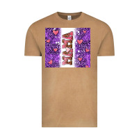 Vintage Camel purple leopard pink mama hearts Vintage Tee - AdoDesignShop