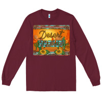 Burgundy western desert darlin sunset serape leopard sunflowers mousepad Long Sleeve Tee - BarkalooDesign