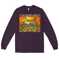 Plum western desert darlin sunset serape leopard sunflowers mousepad Long Sleeve Tee - BarkalooDesign
