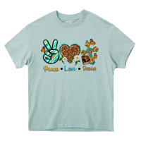 Arona peace love jesus Heavy Core Tee - texasbilliewilder