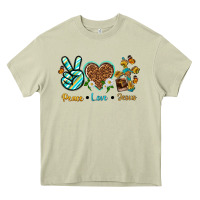 Peace Love Jesus Heavy Core Tee | Teevron