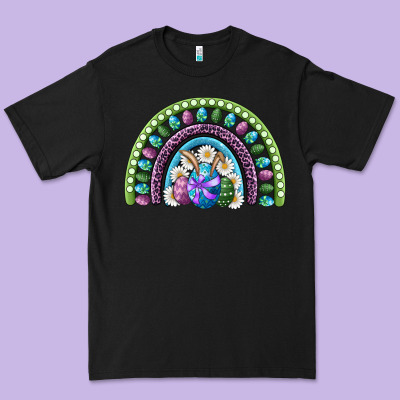Premium Tee easter rainbow