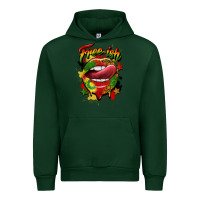 Forest Green free ish juneteenth lips Urban Hoodie - CowGirlArtShop