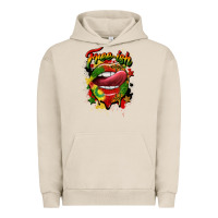 Pigment French Oak free ish juneteenth lips Urban Hoodie - CowGirlArtShop