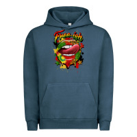 Pigment Midnight Navy free ish juneteenth lips Urban Hoodie - CowGirlArtShop