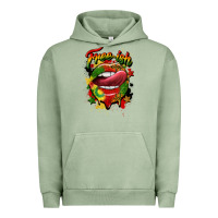 Pigment Oil Green free ish juneteenth lips Urban Hoodie - CowGirlArtShop