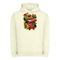 Pigment Pistachio free ish juneteenth lips Urban Hoodie - CowGirlArtShop