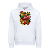 White free ish juneteenth lips Urban Hoodie - CowGirlArtShop