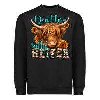 Black don't be a salty heifer long haired cow Heavyweight Sweatshirt - Jasminsmagicworld