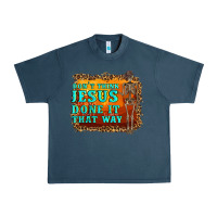 Midnight Navy don't jesus done it that way western skeleton Urban Heavy Tee - Artiststas