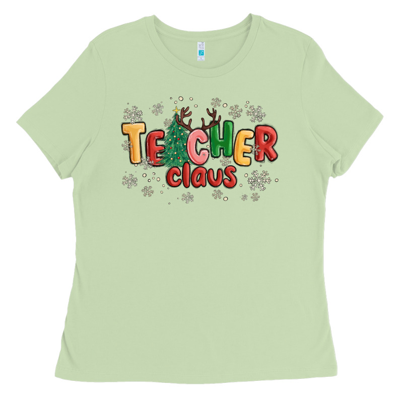 Teacher Claus Ladies Tee by MaliasSmallBusiness | Teevron