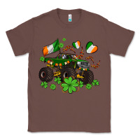 Chestnut monster truck with shamrocks Classic Tee - AdoDesignShop