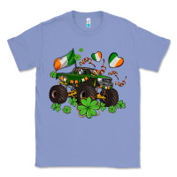 Colony Blue monster truck with shamrocks Classic Tee - AdoDesignShop