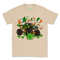 Mushroom monster truck with shamrocks Classic Tee - AdoDesignShop