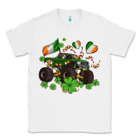 White monster truck with shamrocks Classic Tee - AdoDesignShop