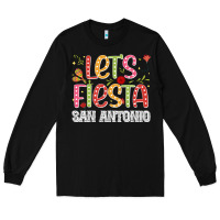 Black lets fiesta san antonio Long Sleeve Tee - JahusDesignShop