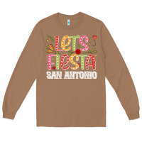 Toasted Coconut lets fiesta san antonio Long Sleeve Tee - JahusDesignShop