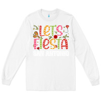 White lets fiesta san antonio Long Sleeve Tee - JahusDesignShop
