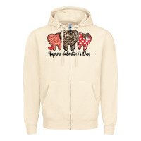 Sandshell dentist happy valentines day Zipper Hoodie - MaliasSmallBusiness