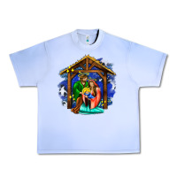 Grape Ice jesus and mary with god Urban Heavy Tee - AdoDesignShop