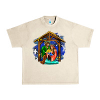 Sandshell jesus and mary with god Urban Heavy Tee - AdoDesignShop